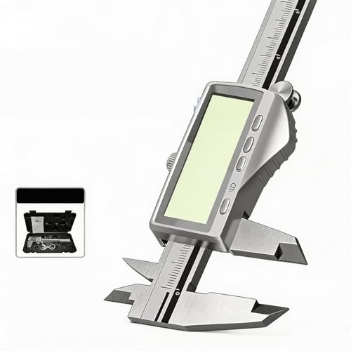 Pied à coulisse numérique 150 mm en acier inoxydable avec grand écran LCD de haute précision