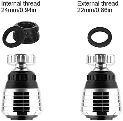 360 Rotate Swivel Water Saving Tap Aerator Diffuser Faucet Nozzle Filter Adapter image 5