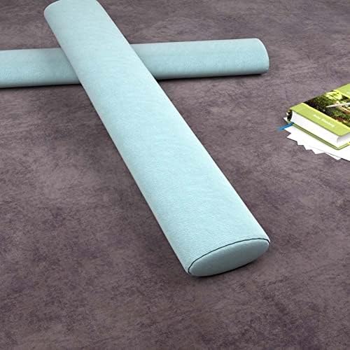 Puente de cama rectangular, relleno de pared for colchón, almohada de cabecera de espuma viscoelástica suave, protector de cama, extensor de colchón, relleno de espacio for cama Queen/King(Light Blue,