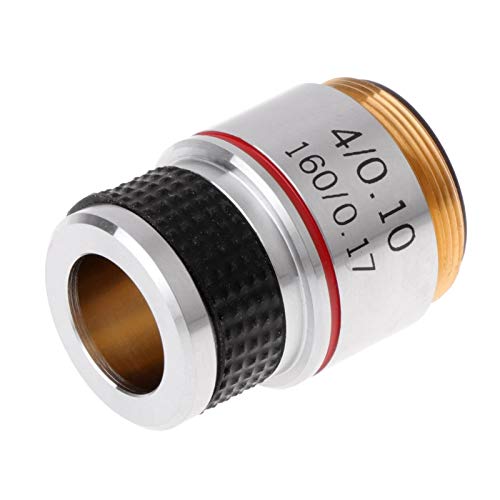 JENOR 4X 10X 40X 100X Lente de objetivo acromático para microscopio biológico 185