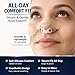 Smart Grip Nostril Retainer Kit (2 Different Sizes 6–7 Set) – 2 Silicone Nose Retainers with Case & Wipe – Easy Insert & Removal Nose Retainer, Soft Silicone Nasal Support, Comfortable Fit
