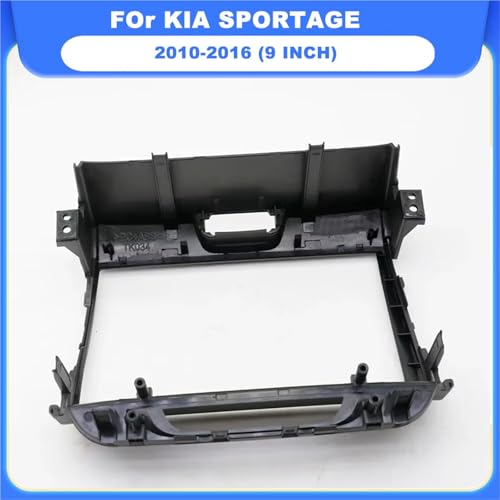 Ramka do radia Rama panelu radia Pasuje do KIA SPORTAGE 2010-2016 Panel odtwarzacza stereo 9 cali Ramka radia samochodowego Podwójna rama DIN