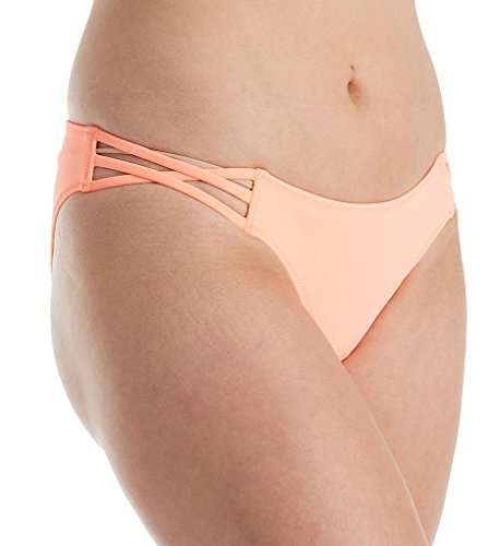 Smart & Sexy Women's Swim Secret Cheeky Bikini Bottom, Peach Luster, L