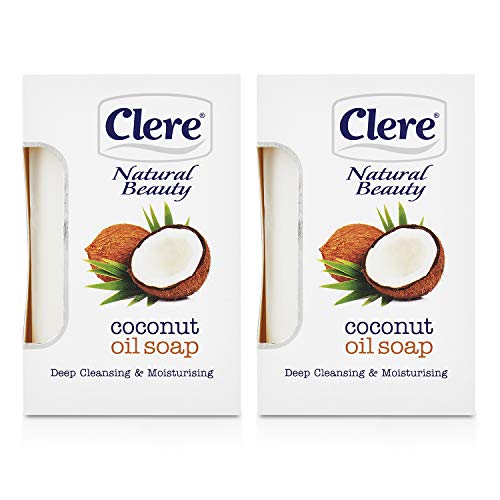 Clear Natural Beauty Soap (Coconut Oil Soap, 2 Pack)