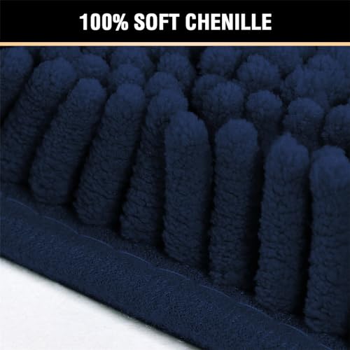 Tapis de bain antidérapant et super absorbant lavable en machine