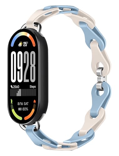[ZoRoll] �V���R���o���h Xiaomi Mi Band 10 / 9 / 8 �Ή� �����x���g�_�炩���V���R���� �������҂݃f�U�C�� ���߉\�ȋ������o�b�N�� �ʋC��/�h��/�y��/�ϋv�� �����o���h �j�����p �ւ��x���g Xiaomi Smart 