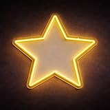 Sweet Dream Code Neón Estrella 3D Grande (50x50 cm) | Iluminación Premium para Ambiente y Regalo mujer, cumpleaños, San Valentín | Acrílico Dimerizable