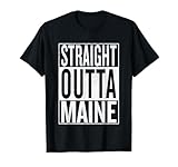 Photo Gallery straight outta maine - maglietta da viaggio e idea regalo maglietta Photo Gallery straight outta maine - maglietta da viaggio e idea regalo maglietta