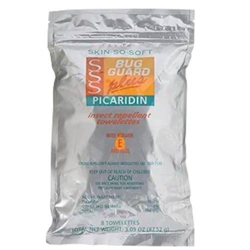 image for Avon Skin So Soft Bug Guard Plus Picaridin Towelettes - DEET-Free, Oil
