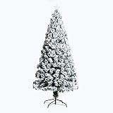 ✅ÁRBOL DE NAVIDAD GRANDE NEVADO, un árbol precioso para decorar tanto los espacios de casa como del trabajo.