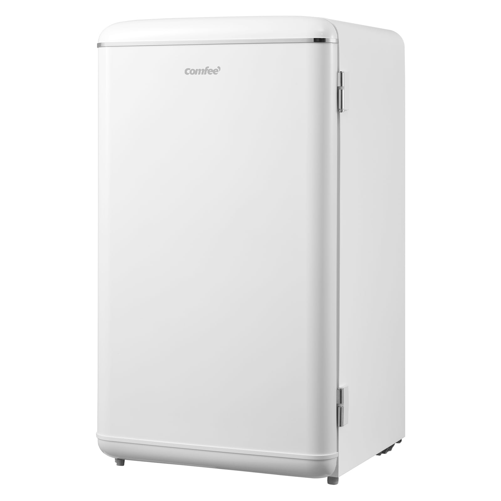 COMFEE' RCD93WH2EURT(E) Frigorifero piccolo 93 litri, Design retrò, Mini frigo da tavolo, Termostato regolabile, Silenzioso, Adatto per casa, ufficio e hotel, Bianco