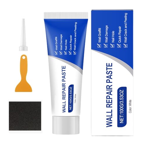 Kit de Rebouchage pour Trous de Mur - Agent de Mastic de Réparation Solution Facile | Kits De Réparation De Trous Dans Les Plaques De Plâtre,Pour La De Plafond, Portes, Maison, Appartement