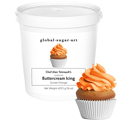 Orange Buttercream Frosting for Cake Decorating – Firm Icing...