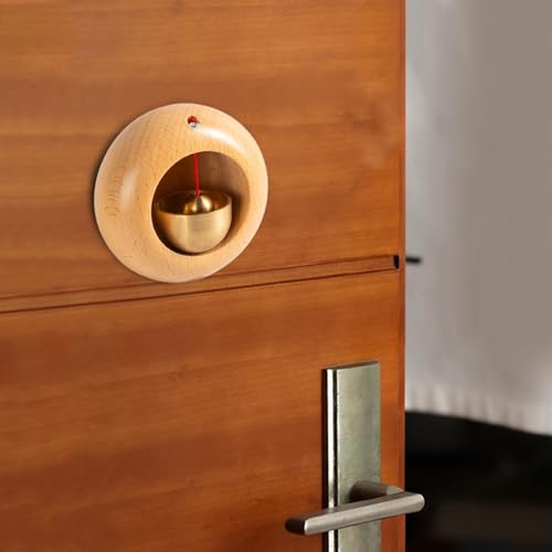 MYCENSE Carrilhão de Porta Rústico para Entrada de Casa, redondo, Tamanho real