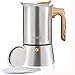 Price comparison product image Sivaphe Moka Pot Espresso Maker, Stovetop Coffee Makers, Stainless Steel, Italian 9 Cups 450ML, 2-3 Mugs, with Silicone and Filter as Gift
