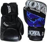 Joya Kickboxen Handschuhe Blue Tarnung - Schwarz/Blau, 12 oz