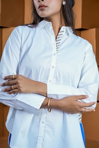 Image of Women Side Strip Full Placket Shirt