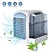 Produktbild Volwco Air Cooler, 4In1 Mobile Klimaanlage mit Kühlung, Befeuchtung, Luftreinigung, Buntem Nachtlicht, 3 einstellbaren Geschwindigkeiten und 380 ml großem Wassertank für Zuhause und Büro