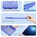 Compatible for Samsung Galaxy A56 5G Phone Case: A56 Case with 2PC Tempered Glass Screen Protector, Wireless Charging Matte Translucent Soft-Touch & Full Body Shockproof para Case Galaxy A56,Sky Blue