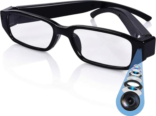 Óculos espião Limiete Y2K – Óculos de câmera oculta HD 1080p / Micro SD de 128 GB incluído/Moldura Featherlight de 38 g/Gravação de 95 minutos/Leitor USB 2 em 1/Manual em inglês