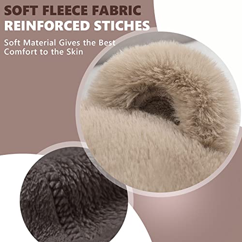 Bsroluna Travel Pillow Blanket Neck 2 In 1 Pillows Airplane For Long Flight Fleece Soft Large Essentials For Car With Hat Keep Warm Foldable Multifunction Sleeping Head Pillow(Rabbit) (Brown) #TOP1