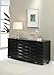 Coaster Home Furnishings - Stanton - 3-Drawers Solid Wood Sideboard Buffet Cabinet - Sideboard with Shelves - Dining Room & Kitchen Storage - Black - 102065