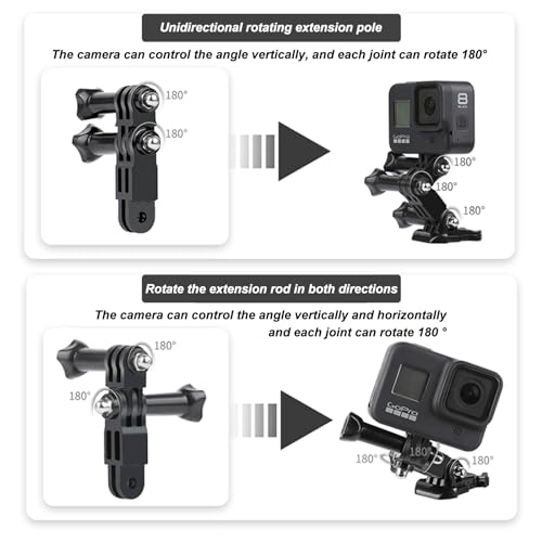 Kit de accesorios para GoPro Hero 12 y DJI Action que evita caídas 5