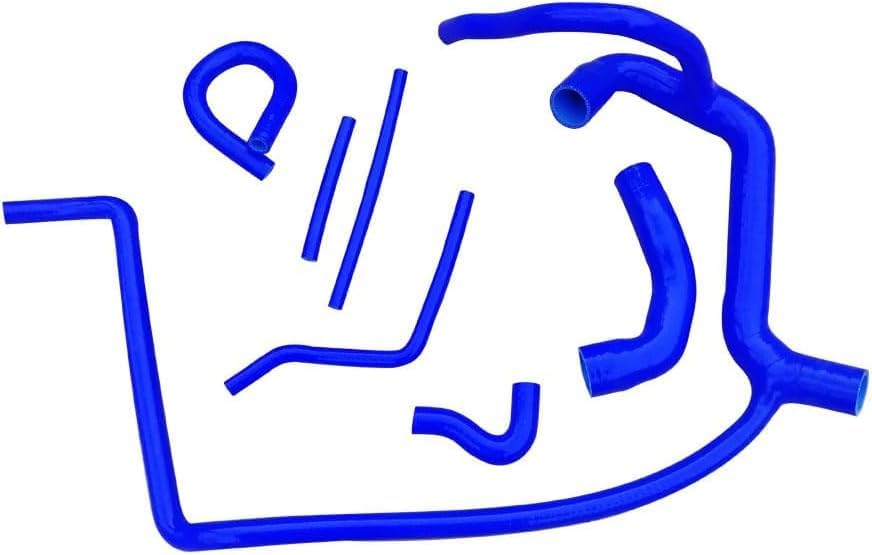 Silicone Radiator Coolant Hose Tube For 1994-1998 Land Rover Defender 90 110 130 300 TDI RHD (Black)