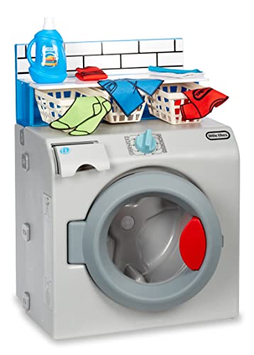 Little Tikes First Washer Dryer - Realistic Pretend Play Appliance for Kids, Interactive Toy Washing Machine with 11 Laundry Accessories, Unique Toy, Ages 2+