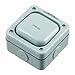 MK Masterseal Plus K56409GRY 20 amp 1-Gang Double-Pole 1-Way (Press Switch)
