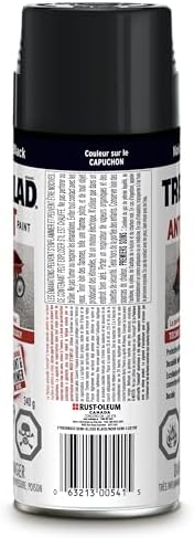 Rust-Oleum Tremclad Oil-Based Rust Paint in Gloss black 340g - 2