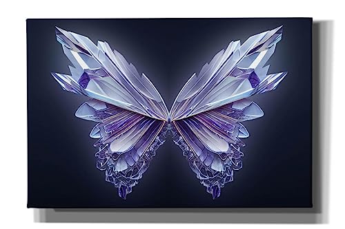 Epic Graffiti 'Crystal Buterfly' by Epic Portfolio, Canvas Wall Art, 18