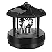 Produktbild Delisouls Solar Betrieben Leuchtturm, LED Drehbar Leuchtturm Garten Licht Garten Rasen Lampe, Deko Terrasse Dekorativ Licht für Außen Heim (Model F)