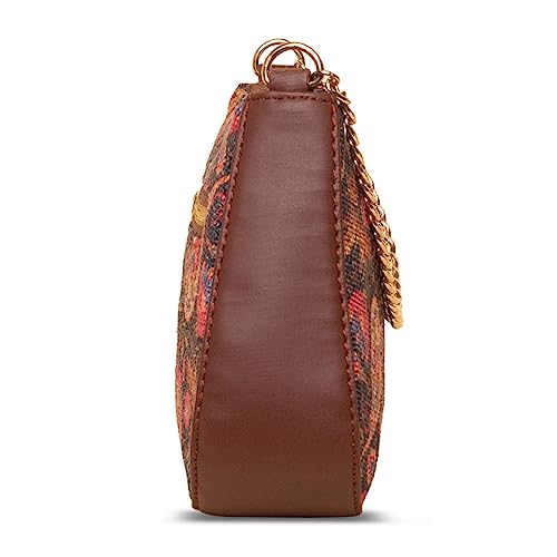 Image of ZOUK Women's Handcrafted Vegan Leather Casual Mini Shoulder Bag