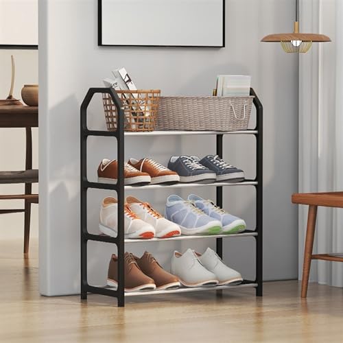 Meuble à chaussures compact avec structure tubulaire en acier robuste - 5