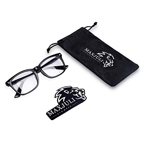 Image of Maxjuli Blue Light Blocking Glasses,Computer Reading /Gaming /TV /Phones Glasses for Women Men 6001