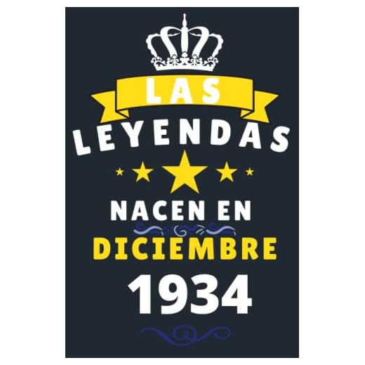 Las leyendas Nacen En Diciembre 1934: Cuaderno de notas de cumpleaños 86 años para mujer, hombre, Diario para regalo de cumpleaños ideal para abuelos, padres, madres,