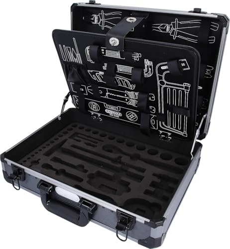 KS Tools ASIN B0071DNUWO 911.0727-99 Mallette vide en aluminium pour kit d'outils universels 127 pièces 1/4 + 1/2