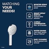 GROHE Vitalio Joy+ 120 Doccino doccia con 3 getti: pioggia, getto, booster (risparmio idrico 7,9 l/min, protezione antiscottatura, sistema di montaggio universale), cromata, 1348640000 - 4
