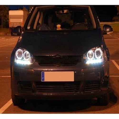 Kit de faros angel eyes para coche VW Golf 5 MK5 2003-2009 2
