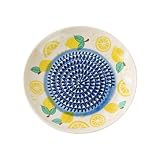 Garlic Grater Plate, Manual Fruit Pattern, Ceramic Dish