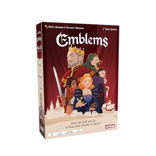 SAVANA Emblems – Strategic Card Game for Families | Battle for Power in a Divided Kingdom | Ages 10+, 3–5 Players, 20-Minute Gameplay
