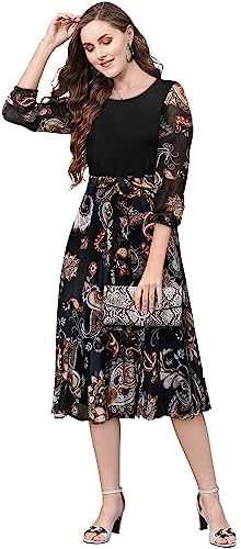 KERI PERRY Women LABHU060-DR Fit And Flare