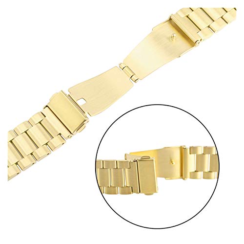 Bracelet de montre boucle déployante en acier ultra-mince rigide et durable