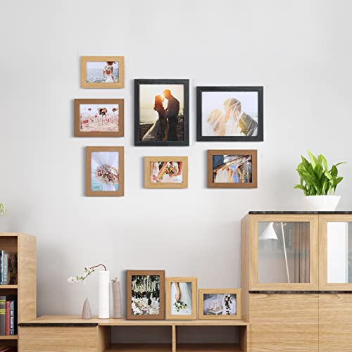 Homcytop Picture Frame Set, 10 Pack Gallery Wall Frames With Two 8X10, Four 5X7, Four 4X6, Photo Collage Frame Decor For Wall Mounting Or Tabletop Display #TOP2