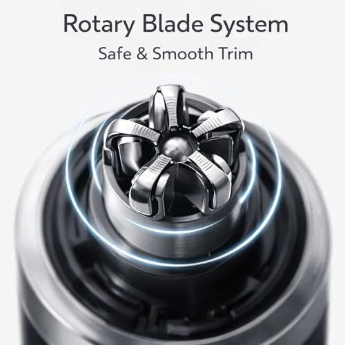 Image of Asbah Professional Nose Hair Trimmer For Men Women Cleaning Trimmer Waterproof of Clippers With Rotary Stainless Steel Hair Remover Nose, Battery Powered (Multicolor)