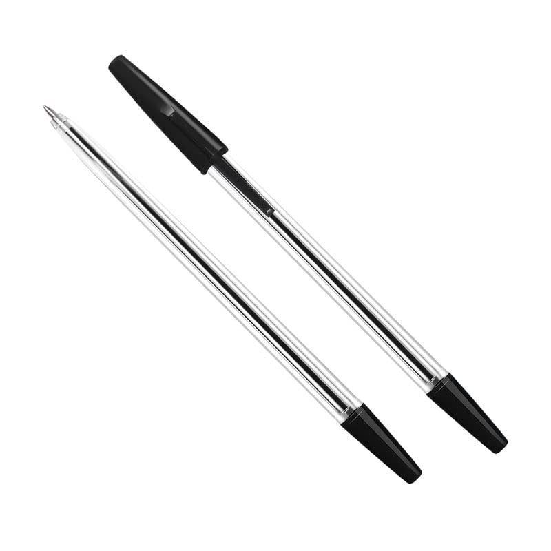 Lot de 200 stylos à bille noir parfaits pour l'organisation de vos espaces de travail