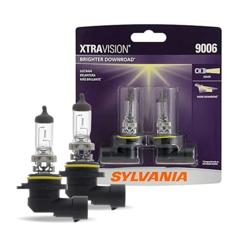 SYLVANIA - 9006 XtraVision Halogen Headlight Bulb - High-Performance Car Headlight - Replacement...