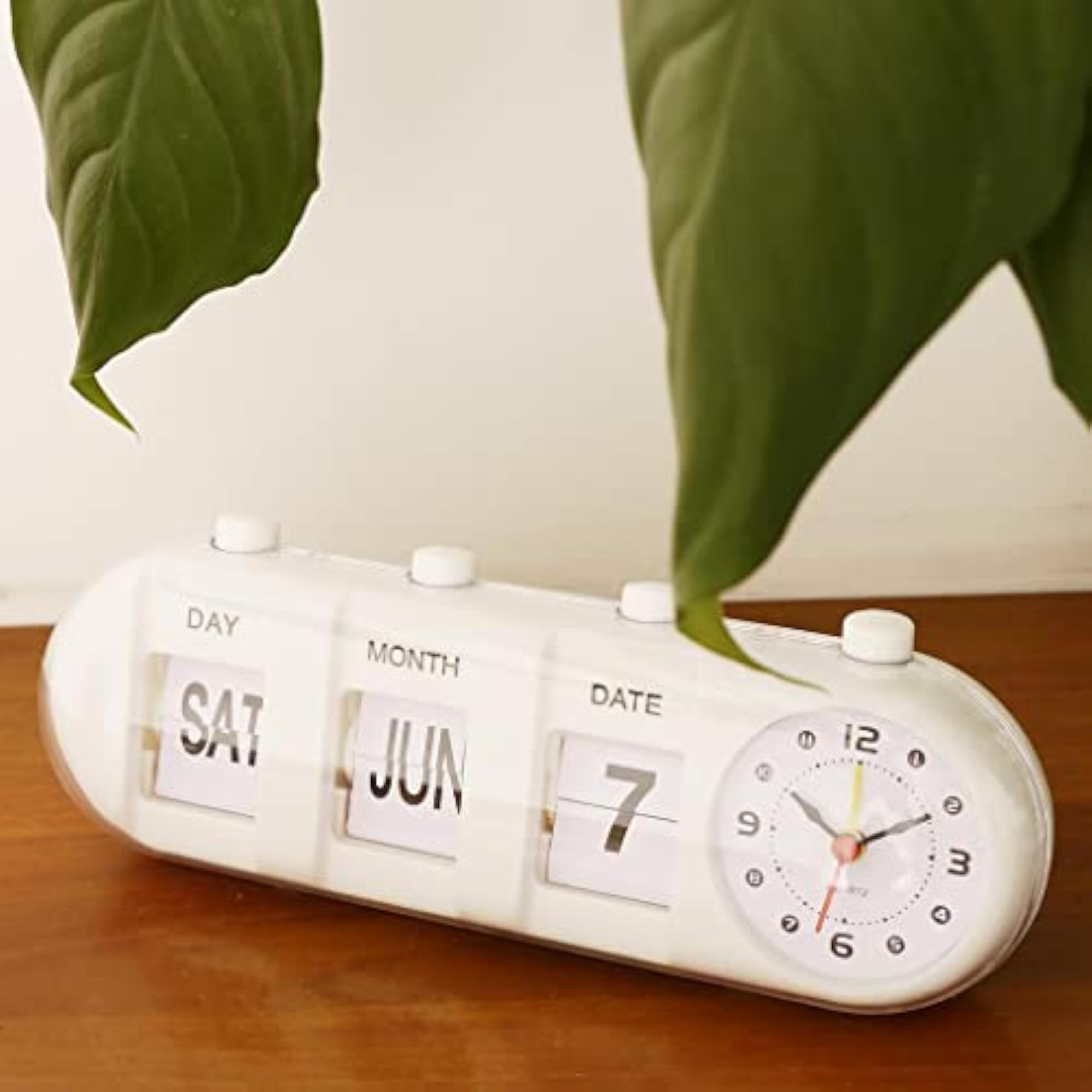 Creative Digital Manual Flip Down Clock for Desk