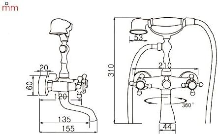 Miniatura 7 de Llave para baño Hiendure, HB001